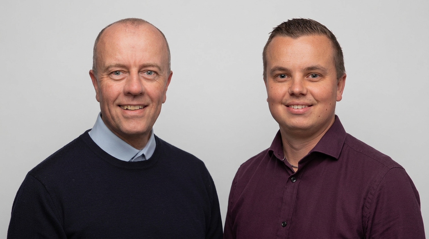 Klaus Hesselberg og Christian Berg Abildgaard, partnere i Uni-IT ApS